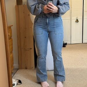 Knox Rose Light Blue Flare Jeans